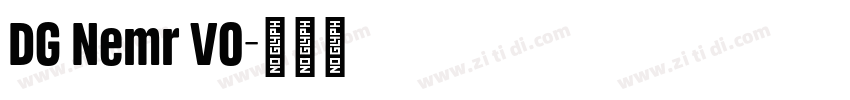 DG Nemr V0字体转换